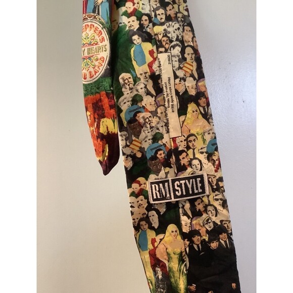 The BEATLES Sgt Peppers Lonely Hearts Club Band SILK TIE by RM Style / Apple Cor - Picture 4 of 5
